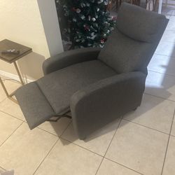 Reclaimer Sofa With Massage Function Grey Olixis