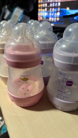 MAM Baby Bottles Set Pink