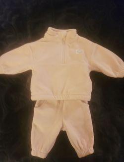 Little Planet: Baby Fleece Tracksuit Set in pink