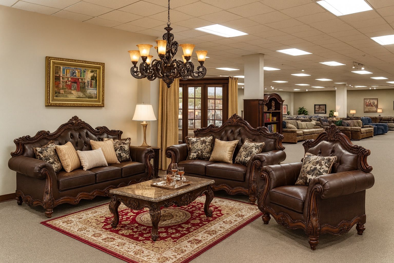 Sofa And Love Seat In Stock For Fast Delivery