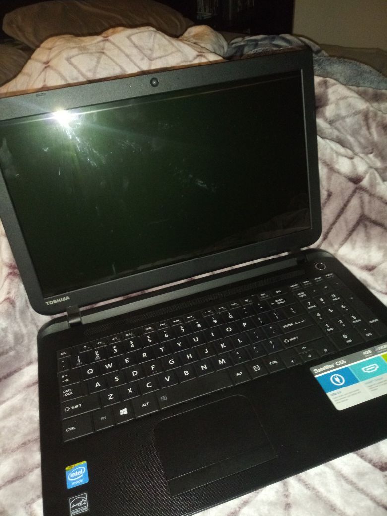 Toshiba laptop with charger