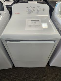 Hotpoint 6.2 cu. ft. vented Electric Drver in White with Auto Dry