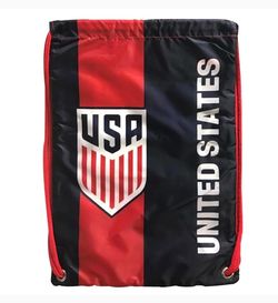 USA Soccer Cinch Bag ICON SPORT GROUP USSF USA AUTHENTIC OFFICIAL DRAWSTRING BAG