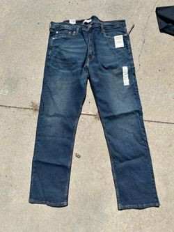 Signature by Levi Strauss Co Men's Straight Fit Jeans Blue Denim New With Tags