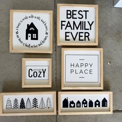 Home Decor Wall Art $5 Each Or All For $25