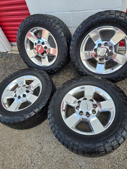 Silverado wheels 20 inch nitto tires