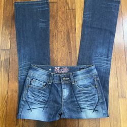 Beautiful Rock for Express Blue Jeans. Size 6