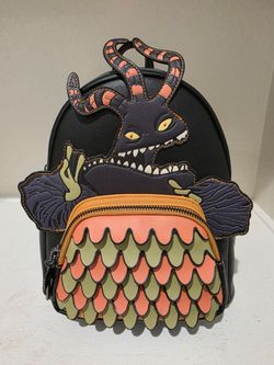 Loungefly Disney The Nightmare Before Christmas Harlequin Demon Backpack NEW