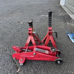 Jack and stands