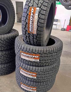 285/45R22 Arroyo A/T Set Of 4 New Tires