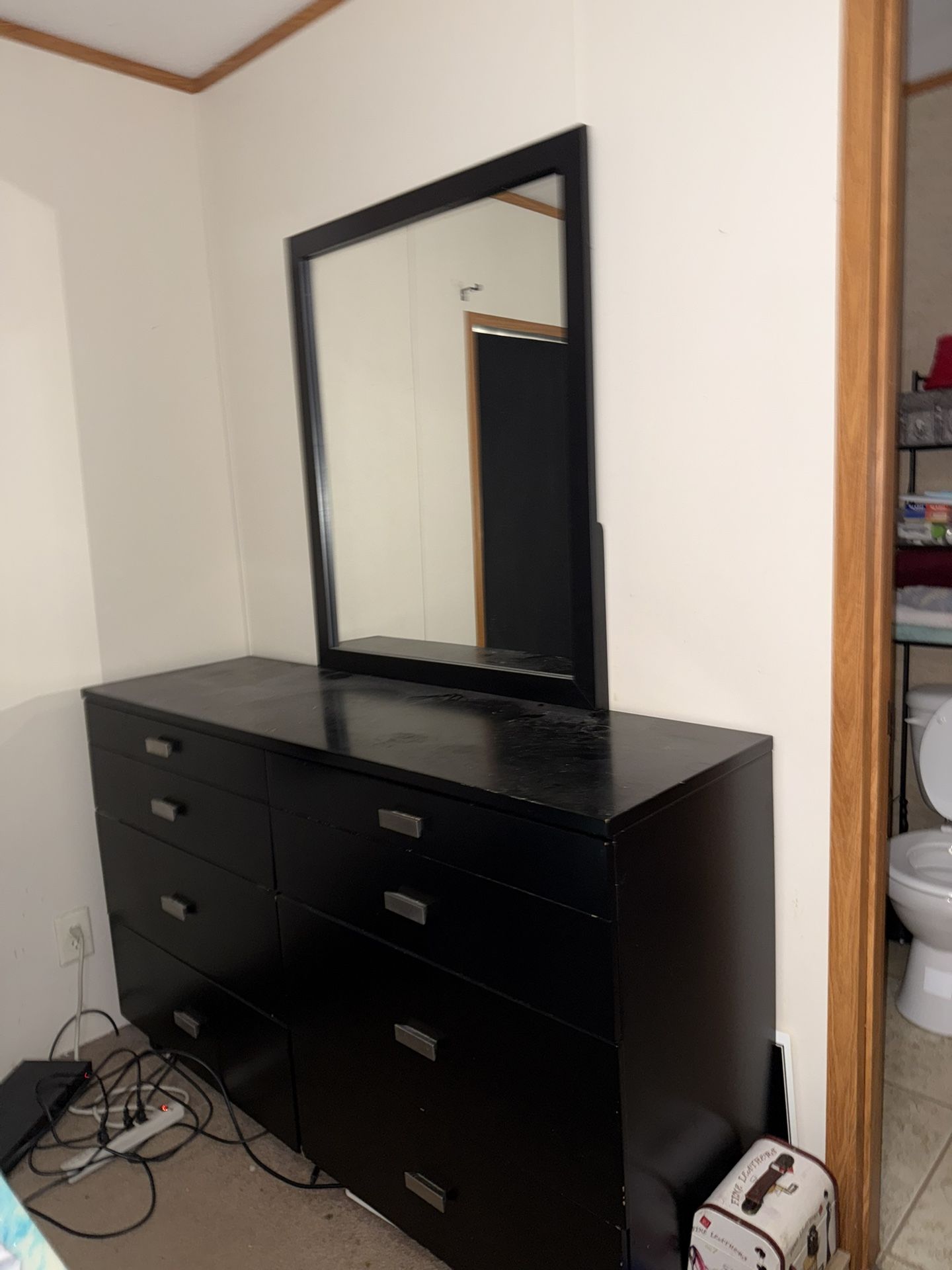 Black dresser 
