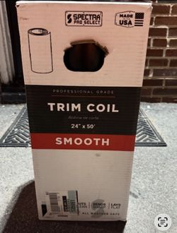 Spectra Pro Select 24 in. x 50 ft. Black/White Aluminum Trim Coil