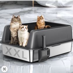 XXL Stainless Steel Litter box!