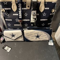NFL Woman Tote Bag With Wallets And Key Chains 