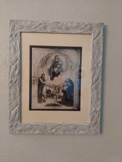 Framed Photo Of Di Madonna 