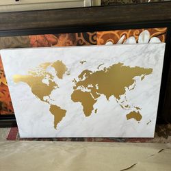 Wall art (world Map)