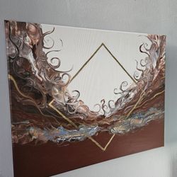 Autumn Bliss - Handmade Wall Art  Acrylic Painting Canvas