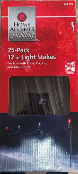 12 Inch Light Stakes - Qty 25