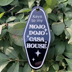 Brand New Ken Barbie Movie Mojo Dojo Casa House Key Ring 