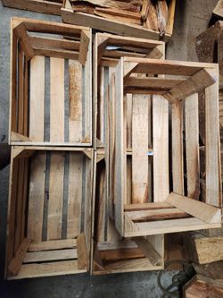wood boxes