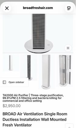 Broad TA2000 Tower Air Purifier