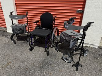 Drive Medical Nitro Euro Style Rollator Rolling Walker $150, Wheelchair $450