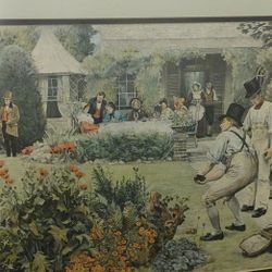 Walter Dendy Sadler "A Game of Bowls" fine art print