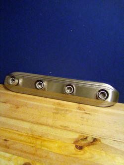 24X4.5  Bronze 4 light fixture