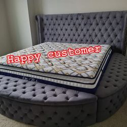 $50 Down Finance Sectional Reclining Sofa And Loveseat Bedroom Set Queen Or King Bed Dining Table Queen Matress King Matress 