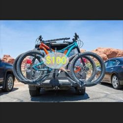 Bike Rack Platform Hitch Style With Hitch Lock & 2 Keys For 1-2 Bicycles Bikes Carrier