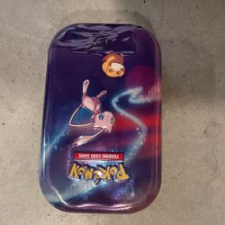Pokémon Tin With Coins, Tag Team Card Dice, And A Little Magnet