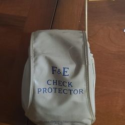 Antique F&E Check Protector 
