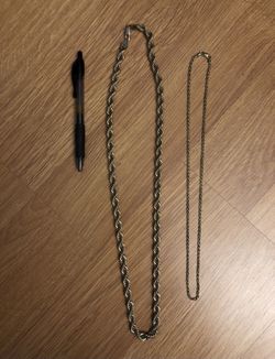 Diamond Cut Gold Rope Chain 