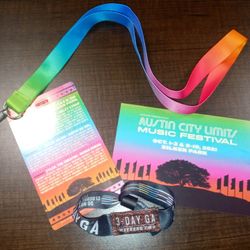 Austin City Limits Music Festival 3 Day General Admission Pass Weekend 2: Oct 8th - Oct 10th. 
