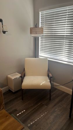 Beige Accent Chair