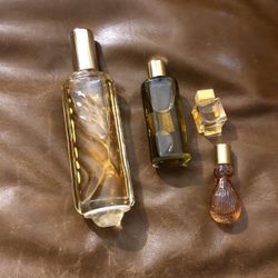 Assortment of vintage perfumes