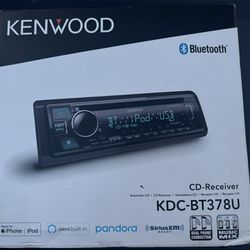 KENWOOD KDC-BT378U CD Car Stereo Receiver with Bluetooth, AM/FM Radio, Variable Color Display, Front High Power USB, Alexa Built in, and SiriusXM Read
