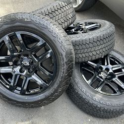 20” Inch Oem Take Offs Chevy Silverado 1500 Tahoe Suburban Wheels Rims Bridgestone 275/60/20 Tires Hablo Español 