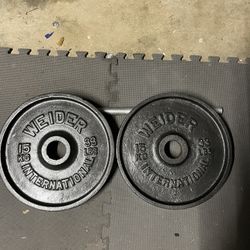 Olympic Weight Plates.             55 Dollars 