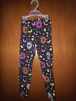 Way to Celebrate Girls Halloween Leggings Size 6 / 6x
