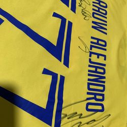 T Shirt With Sign Of Ronaldo In The Beautiful Game!
