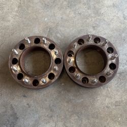2” 8X200 Steel, Hub Centric Spacers For Dually.