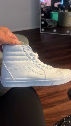 White high top vans new