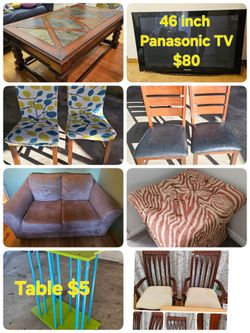 All for $200! TV,Ssofa,Chairs !!