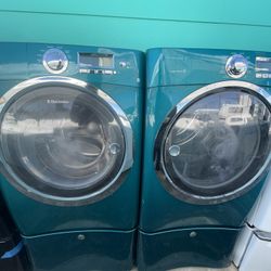 electrolux teal washer and dryer