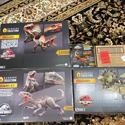Jurassic Park Hammond Collection Dinosaur Figures Lot