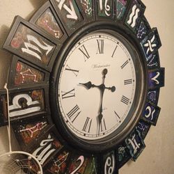 Westheimer Clock.  Custom Zodiac Art. $50