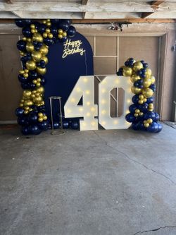 Big Number and Balloons