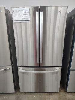 GE Energy Star 27.0 Cu. Ft. Fingerprint Resistant French -Door Refrigerator