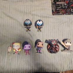 7 Funko Pops No Box